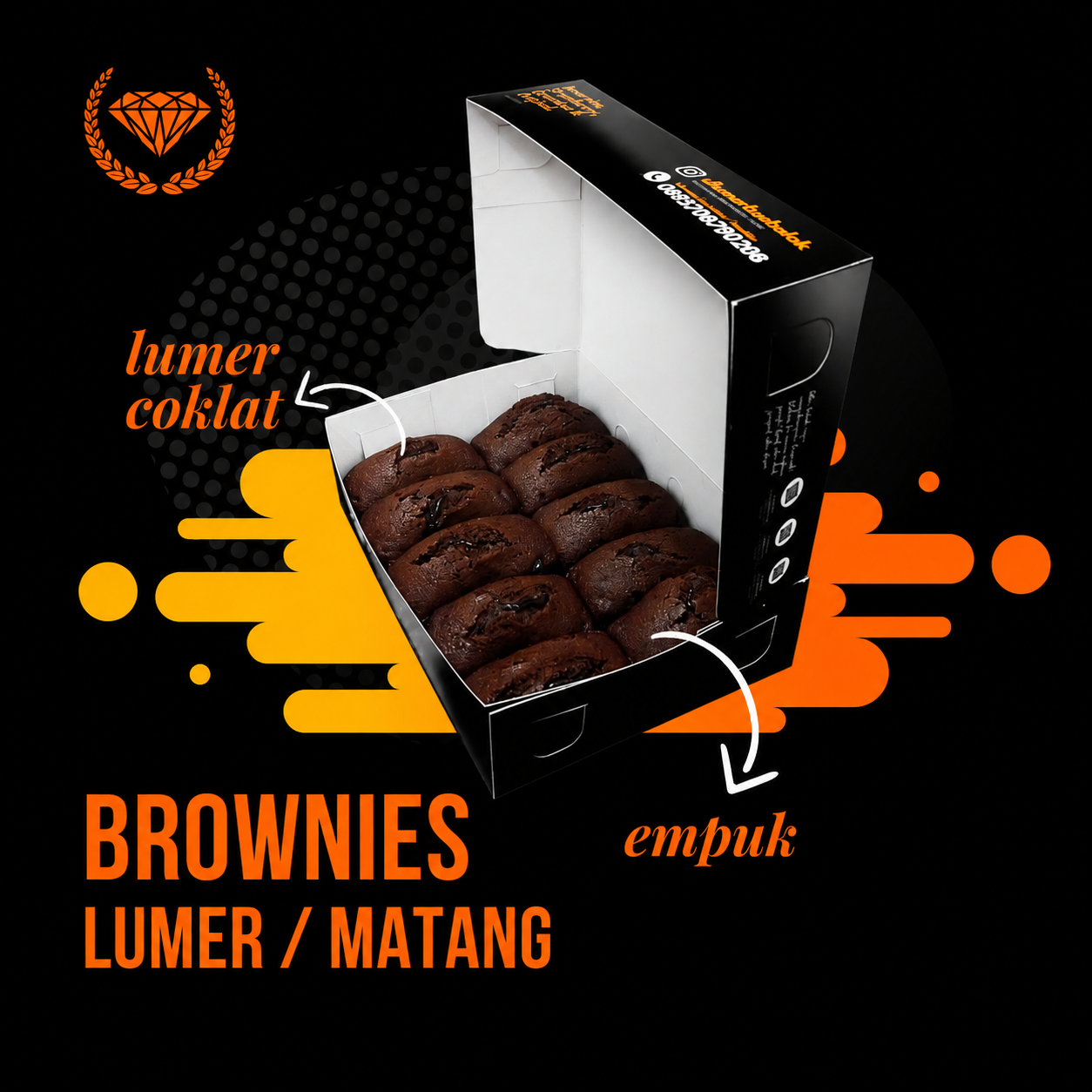 Kue Balok Brownies Choco